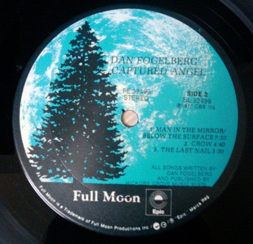 Dan Fogelberg : Captured Angel (LP, Album, Blu)