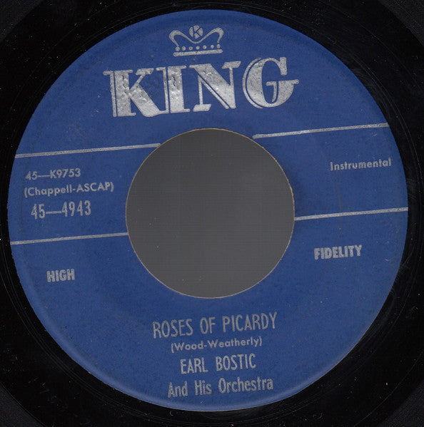 Earl Bostic And His Orchestra : Roses Of Picardy (7")