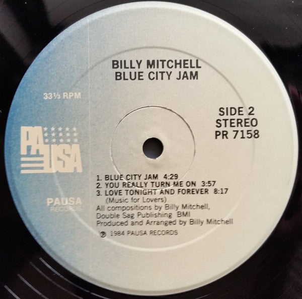 Billy Mitchell (2) : Blue City Jam (LP)