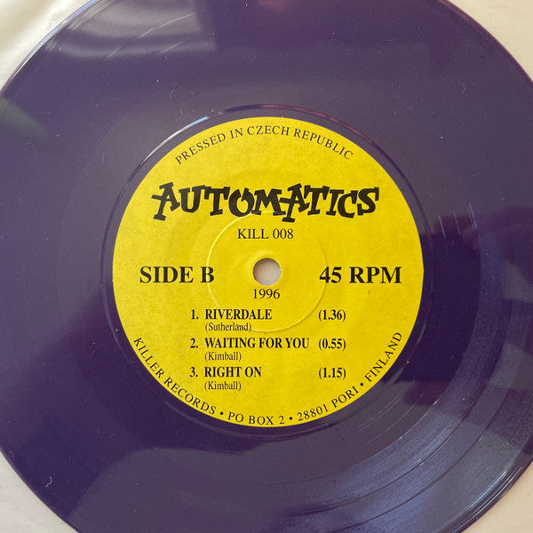 Automatics* : Kala! Kala! Kala! (7", Single, Ltd, Pur)