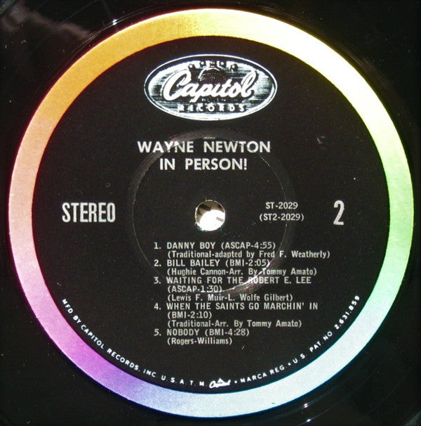 Wayne Newton : In Person! (LP, Album)