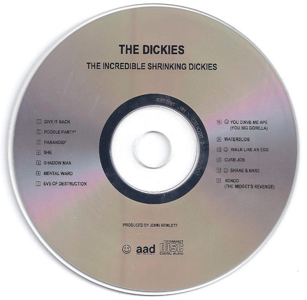 The Dickies : The Incredible Shrinking Dickies (CD, Album, RE)