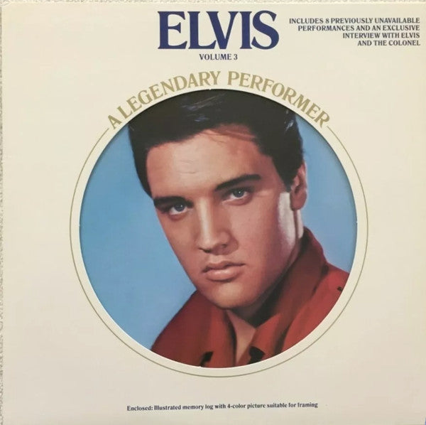 Elvis Presley : A Legendary Performer - Volume 3 (LP, Comp)