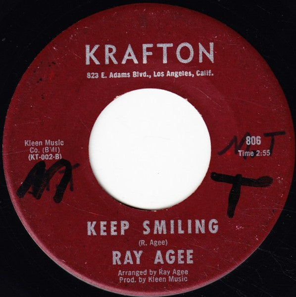 Ray Agee : Mr. Clean (7")