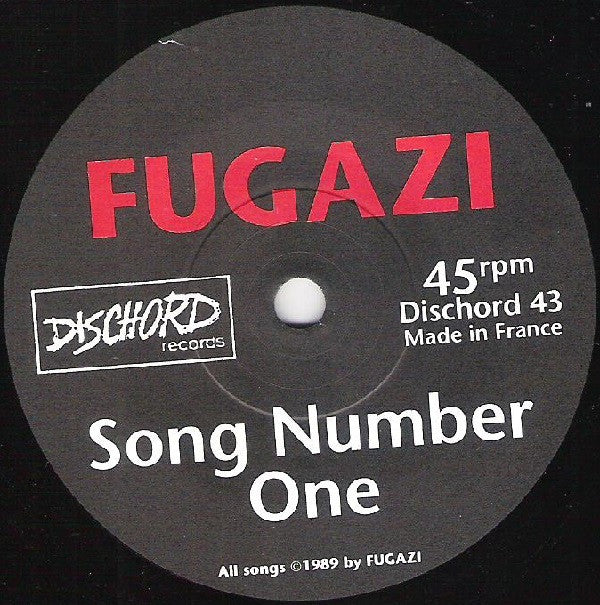 Fugazi : 3 Songs (7", RE, $3 )