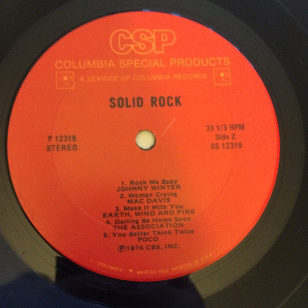 Various : Solid Rock (LP, Comp)