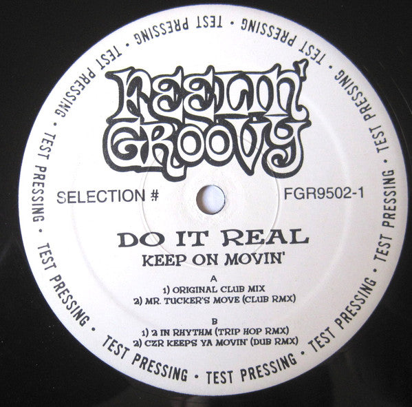 Do It Real : Keep On Movin' (12", TP)