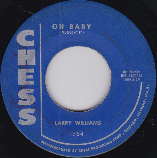 Larry Williams (3) : Oh Baby (7")