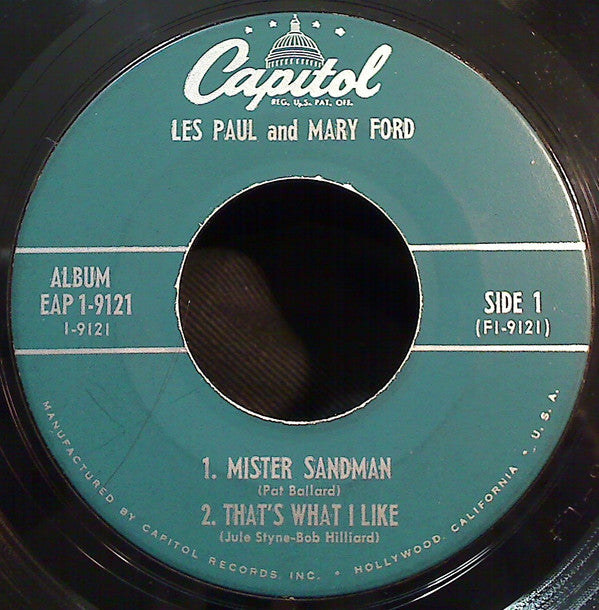 Les Paul And Mary Ford* : Les Paul And Mary Ford  (7", EP, Scr)