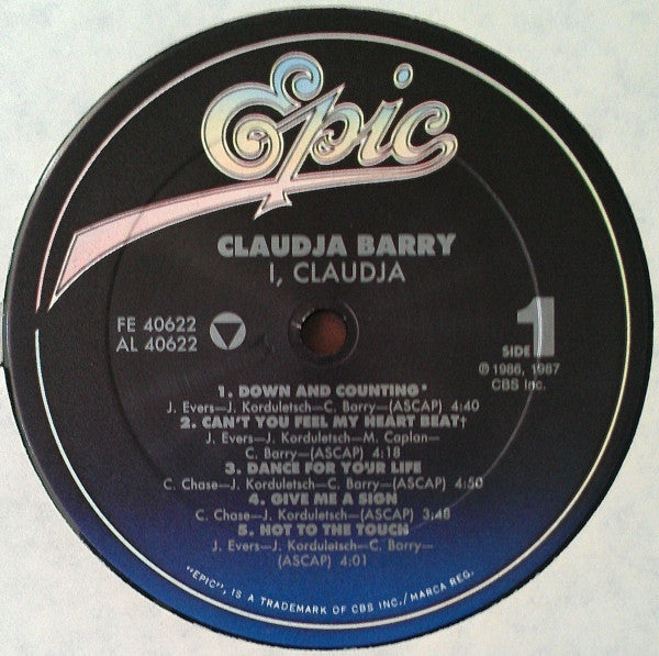 Claudja Barry : I, Claudja (LP, Album)