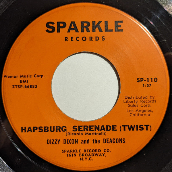 Dizzy Dixon And The Deacons : Hapsburg Serenade (Twist) (7", Single)