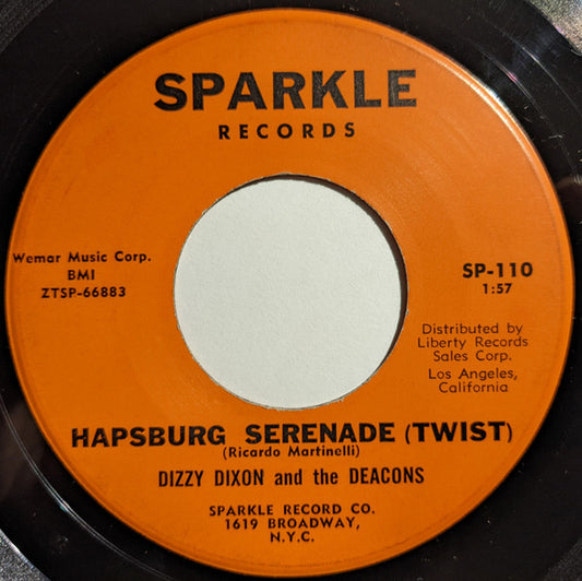 Dizzy Dixon And The Deacons : Hapsburg Serenade (Twist) (7", Single)