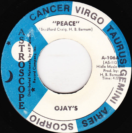 Ojay's* : Peace / Wisdom Of A Child (7", Single)