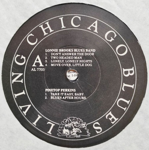 The Lonnie Brooks Blues Band / Pinetop Perkins With Sammy Lawhorn / Sons Of Blues : Living Chicago Blues Volume Number 3 (LP, Comp, Scr)