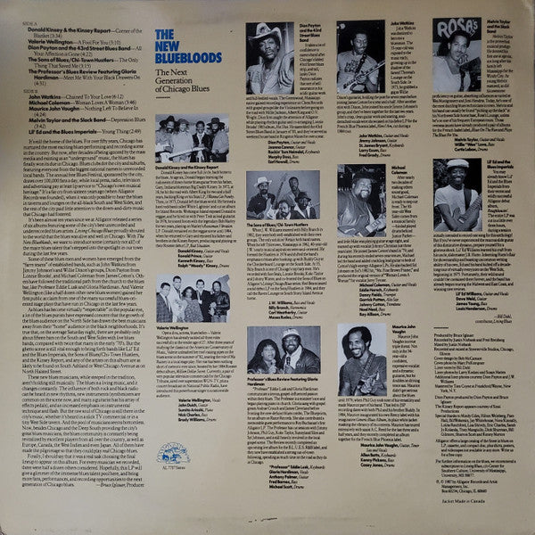 Various : The New Bluebloods - The Next Generation Of Chicago Blues (LP, Album)