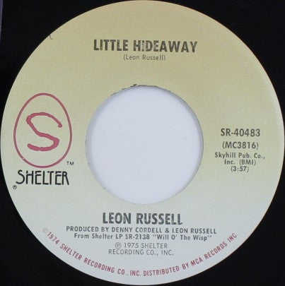 Leon Russell : Back To The Island (7", Glo)