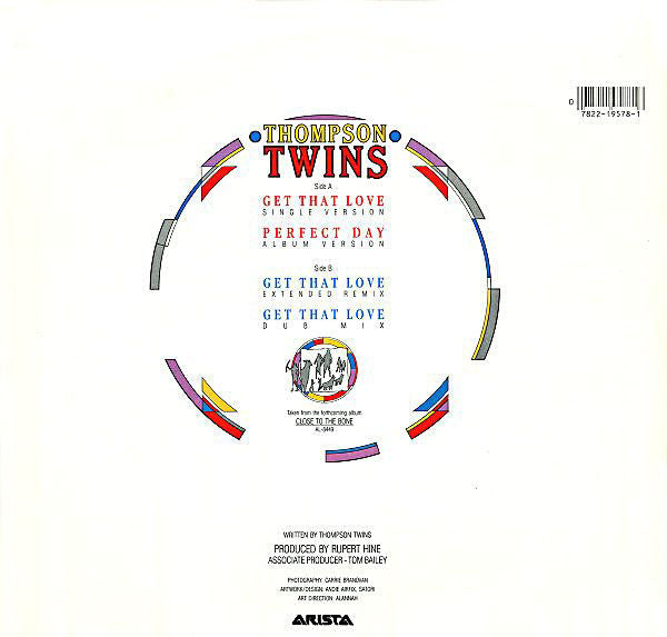 Thompson Twins : Get That Love (12", Single)