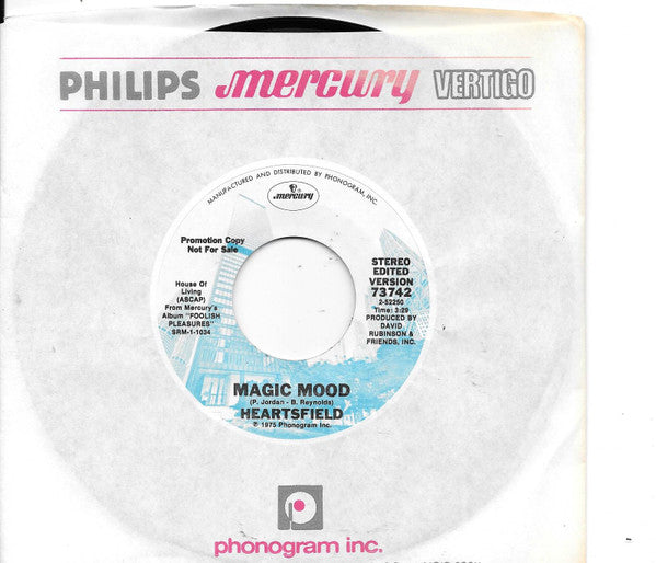 Heartsfield : Rocking Chair / Magic Mood (7", Promo)