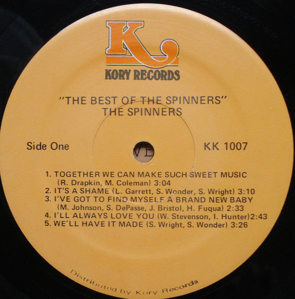 Spinners : The Best Of The Spinners (LP, Comp, RE)