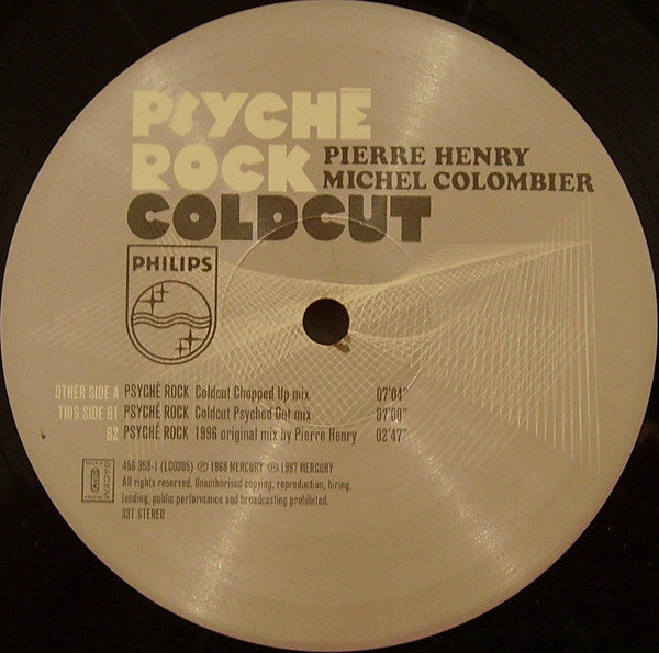 Pierre Henry, Michel Colombier : Psyché Rock (12")