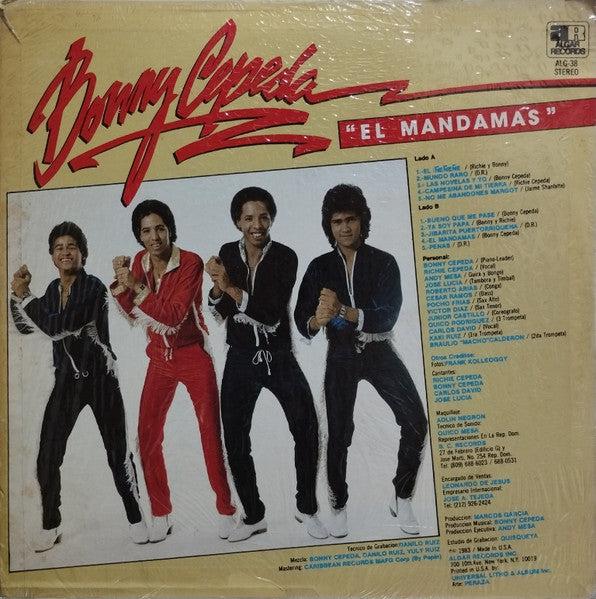 Bonny Cepeda Y Su Orquesta : El Mandamás (LP, Album)