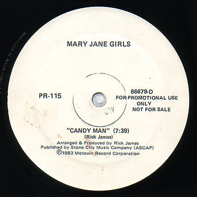 Mary Jane Girls / Bobby Nunn : Candy Man / Sexy Sassy (12", Promo)