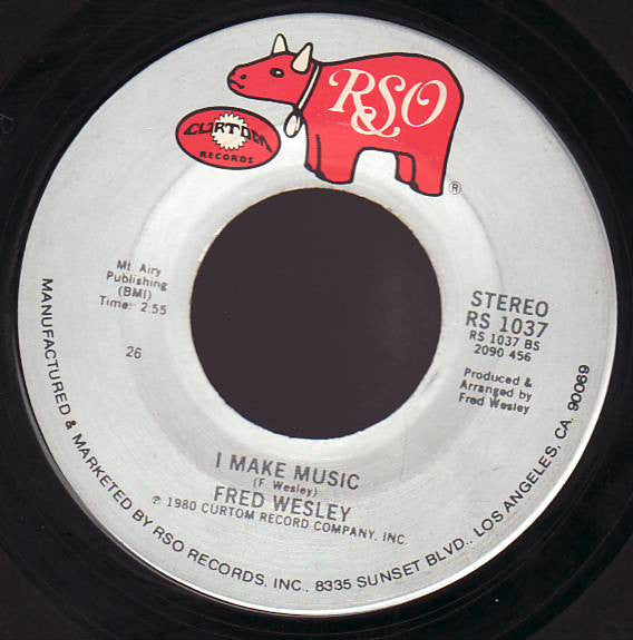 Fred Wesley : House Party / I Make Music (7", Single, RE)