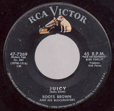 Boots Brown And His Blockbusters : Cerveza / Juicy (7", Single)