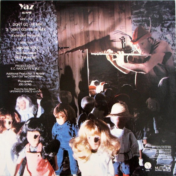 Yaz* : Don't Go - Re-Mixes (12", Single, P/Mixed, Spe)