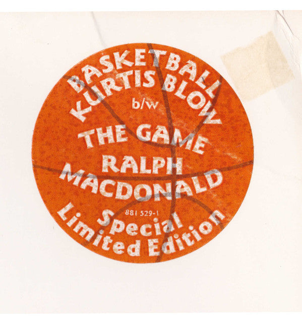 Kurtis Blow / Ralph MacDonald : Basketball / It's The Game (12", Promo)