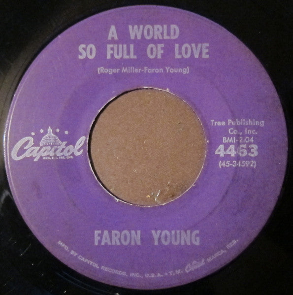 Faron Young : Forget The Past (7", Single, Los)