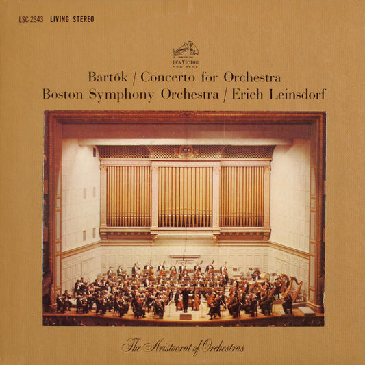 Bartók* / Boston Symphony Orchestra / Erich Leinsdorf : Concerto For Orchestra (LP, Sha)