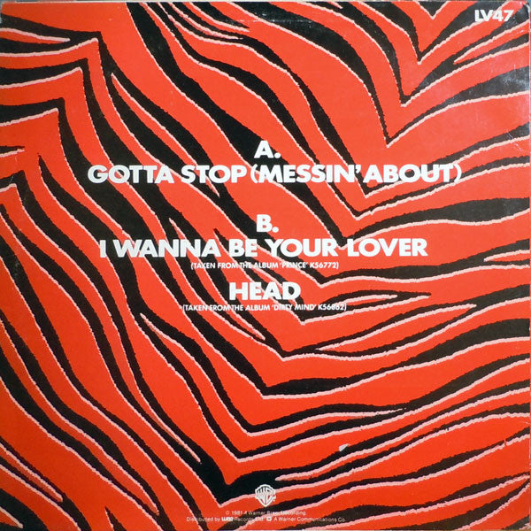 Prince : Gotta Stop (Messin' About) (12", RE)