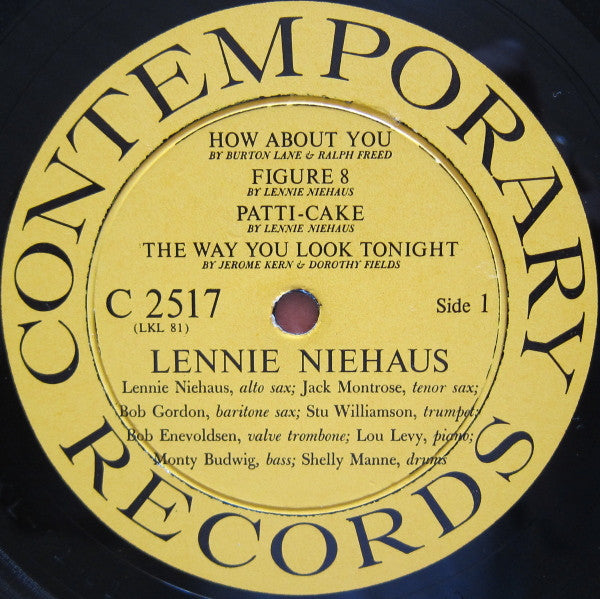 Lennie Niehaus : The Octet (Lennie Niehaus Volume 2) (10", Album, Mono)