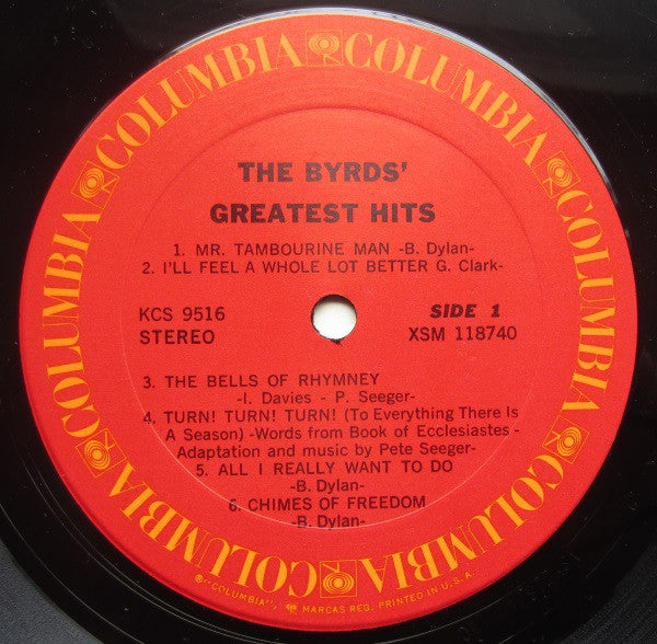 The Byrds : Greatest Hits (LP, Comp, RE)