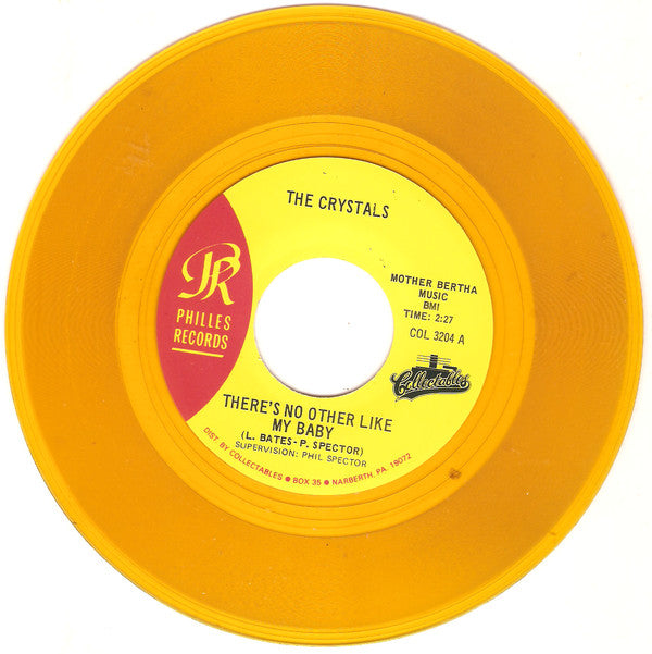 The Crystals / Bob B. Soxx & The Blue Jeans* : There's No Other Like My Baby / Not To Young To Get Married (7", Single, RE, Yel)