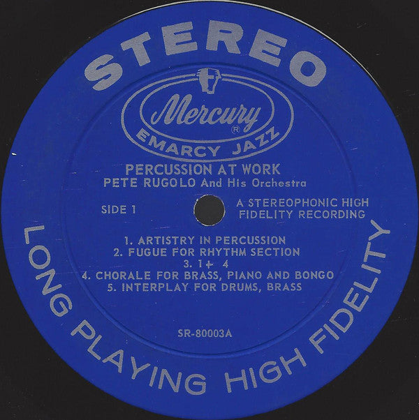 Pete Rugolo : Percussion At Work (LP, Album, Ind)