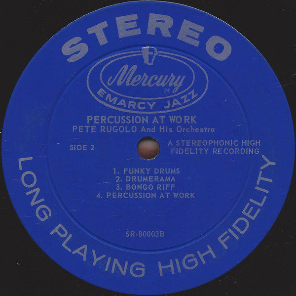 Pete Rugolo : Percussion At Work (LP, Album, Ind)