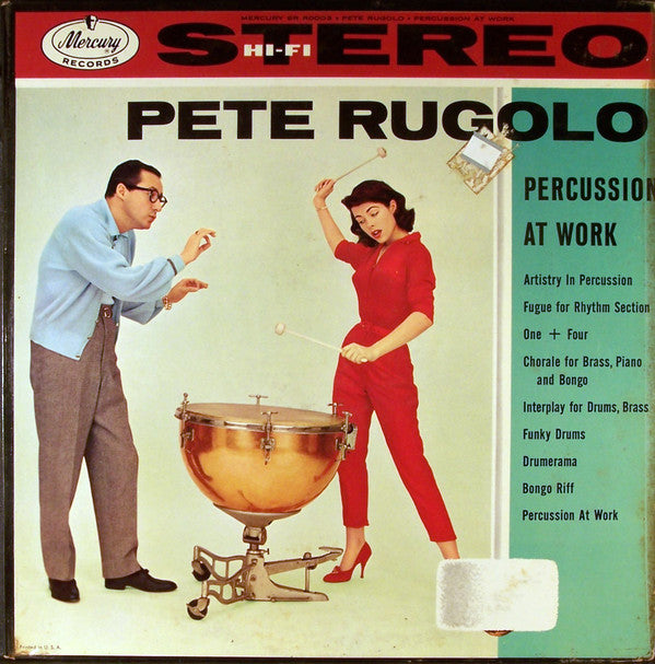 Pete Rugolo : Percussion At Work (LP, Album, Ind)