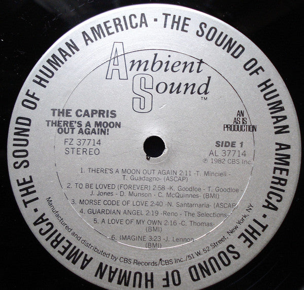 The Capris : There's A Moon Out Again! (LP, Album)