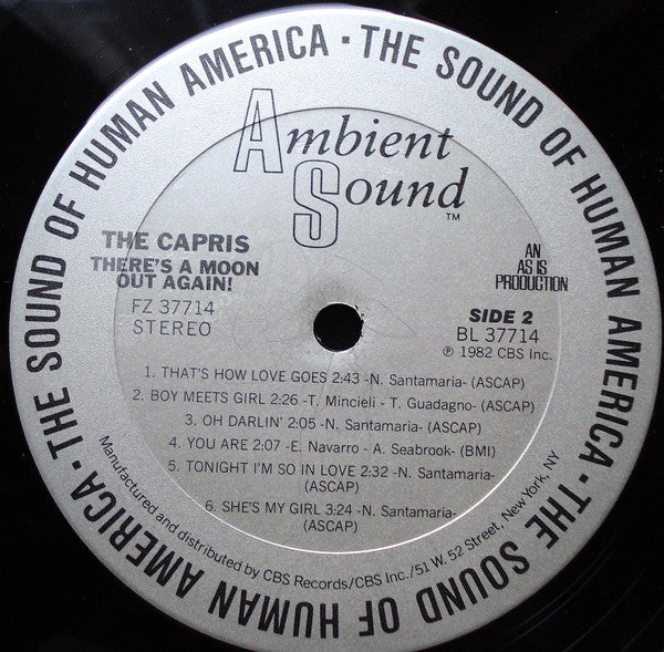The Capris : There's A Moon Out Again! (LP, Album)