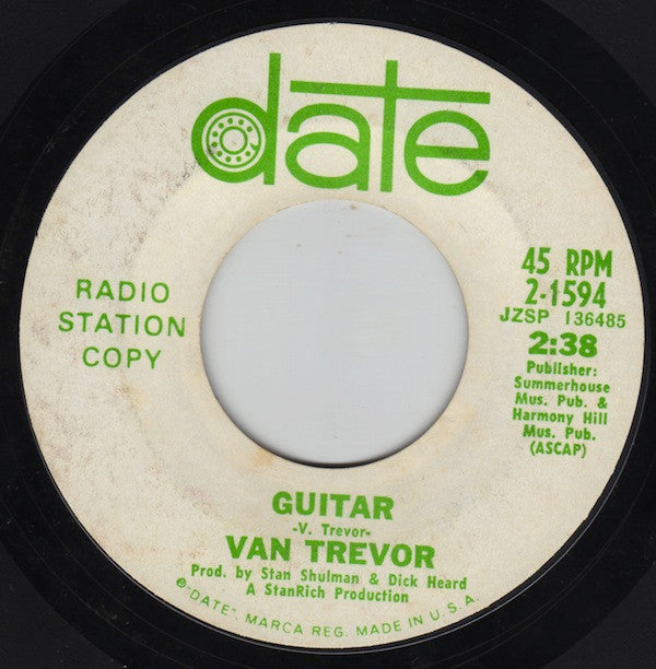 Van Trevor : Take Me Along With You (7", Promo)