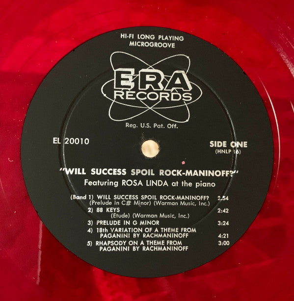 Rosa Linda : Will Success Spoil Rock-Maninoff? (LP, Album, Red)