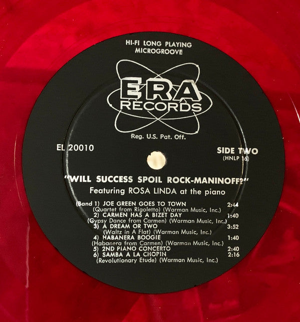 Rosa Linda : Will Success Spoil Rock-Maninoff? (LP, Album, Red)