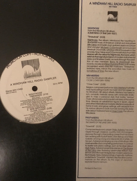 Various : A Windham Hill Radio Sampler (12", Promo, Smplr)