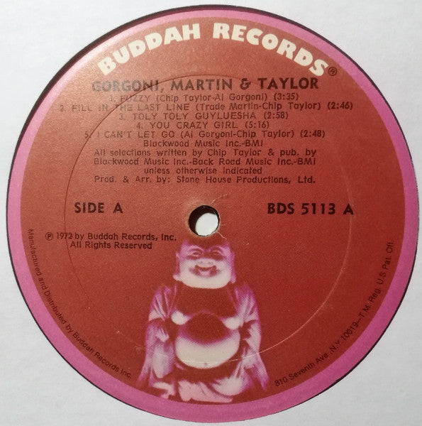 Gorgoni*, Martin*, Taylor* : Gorgoni, Martin & Taylor (LP, Album, Son)