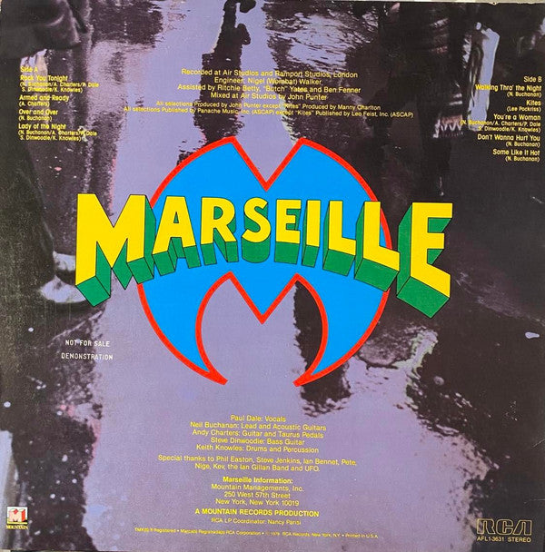 Marseille (2) : Marseille (LP, Album, Ind)