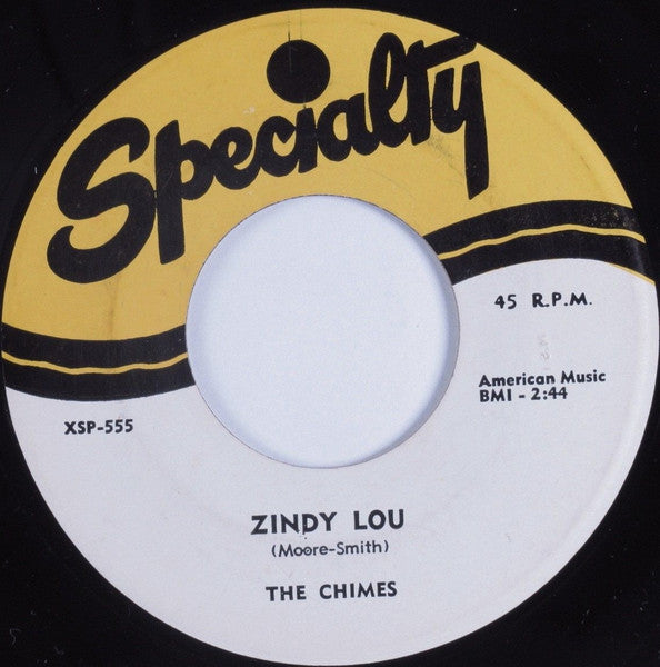 The Chimes (8) : Tears On My Pillow / Zindy Lou (7")