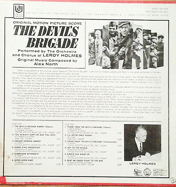 Alex North / Leroy Holmes : The Devil's Brigade (Original Motion Picture Score) (LP, Album)