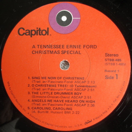 Tennessee Ernie Ford : A Tennessee Ernie Ford Christmas Special (2xLP, Album)